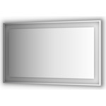 Зеркало в багетной раме поворотное Evoform Ledside со светильником 38 W 150x90 см (BY 2213)