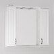 Зеркало-шкаф Style line Олеандр-2 Люкс 90 с подсветкой, белый (4650134470857)