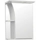 Зеркальный шкаф Style line Виола 50 с подсветкой, белый (ЛС-00000117)