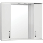 Зеркало-шкаф Style line Панда 90 с подсветкой, белый (4650134470451)