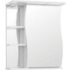 Зеркальный шкаф Style line Эко Волна 60 с подсветкой, белый (4650134470277)