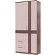 Шкаф 2х дверный с ящиками Гранд Кволити Презент 4-4819 бодега темный/светлый