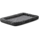 Лежанка Midwest Pet Bed, меховая, 61х46 см, серая