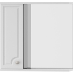 Зеркальный шкаф Dorff Tradition левый 75 см, с подсветкой, белый, (M95MPL0751WG)