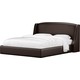 Кровать Мебелико Лотос эко-кожа коричневый.