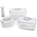 Контейнеры для вакуумного упаковщика STATUS VAC-Glass-Set White