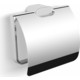 Держатель туалетной бумаги Langberger Lugano с крышкой, хром (24041A)