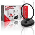 Антенна телевизионная Lumax DA1202A (комнатная, пассивная, 12 дБ) черная