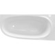 Ванна из литого мрамора Эстет Венеция 170x80 см, правая, асимметричная без ножек (ФР-00002045)