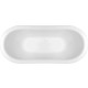 Ванна из литого мрамора Эстет Бостон 180x74 см, овальная без ножек (ФР-00000624)