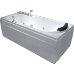 Акриловая ванна Gemy 170х80 с гидромассажем (G9006-1.7 B L)