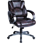Кресло офисное Brabix Eldorado EX-504 экокожа, коричневое, (530875)
