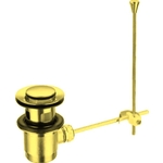 Донный клапан Cezares механический, золото (CZR-SA2-03)