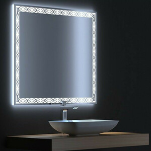 Зеркало De Aqua Тренд 70х75 с подсветкой (205773)