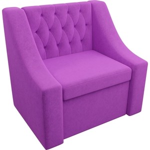 Кресло АртМебель Мерлин микровельвет фиолетовый