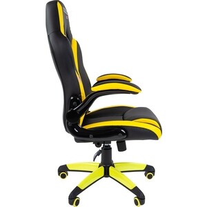 Офисное кресло  Chairman Game 15 экопремиум черный/желтый
