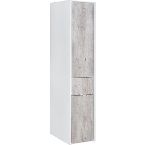 Пенал Roca Ronda правый, бетон/белый матовый (ZRU9303006) пенал dreja slim 30х190 белый глянец бетон 99 0505
