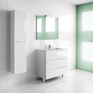 Мебель для ванной Roca Victoria Nord Ice Edition 60 напольный, белый глянец