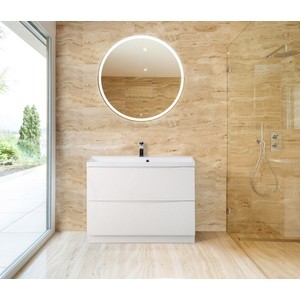 Мебель для ванной BelBagno Marino 80x45 Bianco Lucido раковина 80x45 см belbagno marino bb800 450 lv mr pr