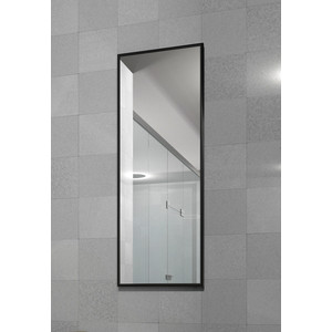 Зеркало в раме Мебелик Сельетта-6 глянец черный 110х40х9 (П0003122) зеркало мебелик сельетта 3 овальное 154