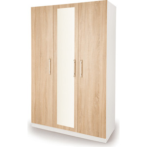 Шкаф комбинированный Шарм-Дизайн Шарм 105х60 белый+дуб сонома шкаф комбинированный шарм дизайн док 2 90х60 белый