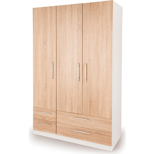 Шкаф комбинированный Шарм-Дизайн Шарм 90х45 белый+дуб сонома шкаф комбинированный шарм дизайн шарм 140х60 дуб сонома белый