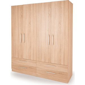 Шкаф комбинированный Шарм-Дизайн Шарм 140х45 дуб сонома шкаф комбинированный шарм дизайн шарм 140х60 дуб сонома