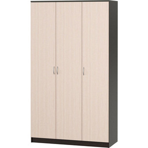 Шкаф комбинированный Шарм-Дизайн Лайт 120х60 венге+вяз шкаф для одежды шарм дизайн евро лайт 40х60 дуб сонома