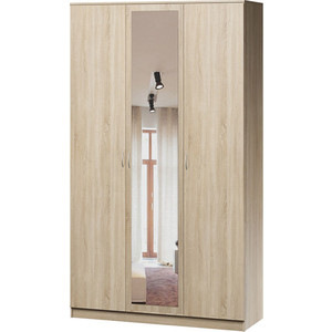 Шкаф комбинированный Шарм-Дизайн Лайт 120х60 дуб сонома с зеркалом шкаф комбинированный шарм дизайн лайт 150х60 венге