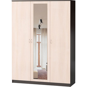 Шкаф комбинированный Шарм-Дизайн Лайт 150х60 вяз с зеркалом шкаф комбинированный шарм дизайн лайт 150х60 венге