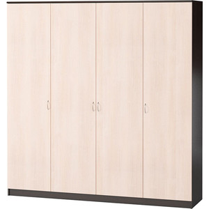 Шкаф четырехдверный Шарм-Дизайн Лайт 140х60 венге+вяз шкаф для одежды шарм дизайн евро лайт 70х60 венге вяз