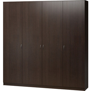 Шкаф четырехдверный Шарм-Дизайн Лайт 160х60 венге шкаф для одежды шарм дизайн евро лайт 60х60 венге дуб сонома