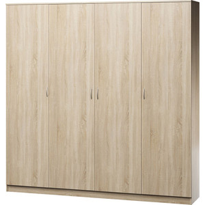 Шкаф четырехдверный Шарм-Дизайн Лайт 160х60 дуб сонома шкаф четырехдверный шарм дизайн лайт 180х60 венге дуб сонома