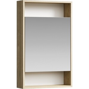 Зеркальный шкаф Aqwella Сити 50х80 дуб балтийский (SIT0405DB) зеркальный шкаф aqwella сити 50х80 дуб балтийский sit0405db