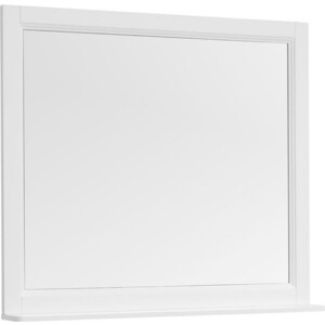 Зеркало с полкой Aquanet Бостон 100 белый (209674) зеркало aquanet гласс 100 белый led 00274134