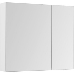 Зеркальный шкаф Aquanet Йорк 100 белый (202090) зеркало шкаф aquanet паллада 80 слоновая кость 175316