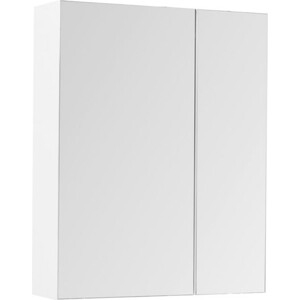 Зеркальный шкаф Aquanet Йорк 70 белый (202088) зеркало шкаф aquanet паллада 80 слоновая кость 175316