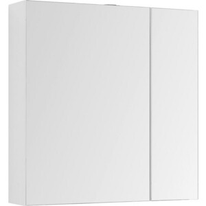 Зеркальный шкаф Aquanet Йорк 85 белый (202089) зеркальный шкаф aquanet латина 60 белый 00179942
