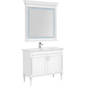 Мебель для ванной Aquanet Селена 105 белая/серебро зеркало aquanet селена 70 белое серебро 246509