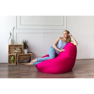 Кресло-мешок DreamBag Розовое оксфорд XL 125x85 - фото 4