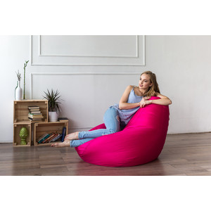 Кресло-мешок DreamBag Розовое оксфорд XL 125x85 - фото 5