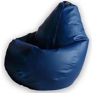 Кресло-мешок DreamBag Синяя экокожа XL 125x85 кресло мешок dreambag металлик экокожа 3xl 150x110