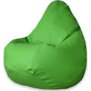 Кресло-мешок DreamBag Зеленая экокожа XL 125x85 кресло мешок dreambag черная экокожа 2xl 135x95