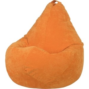 Кресло-мешок DreamBag Оранжевый микровельвет XL 125x85 кресло мешок dreambag розовый микровельвет 3xl 150x110