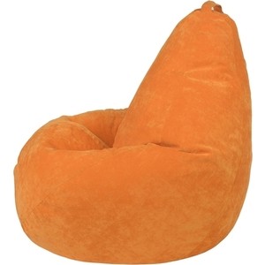 Кресло-мешок DreamBag Оранжевый микровельвет XL 125x85