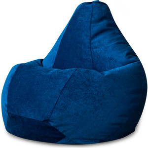 Кресло-мешок DreamBag Синий микровельвет XL 125x85 кресло мешок dreambag зеленый микровельвет xl 125x85
