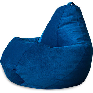 Кресло-мешок DreamBag Синий микровельвет XL 125x85
