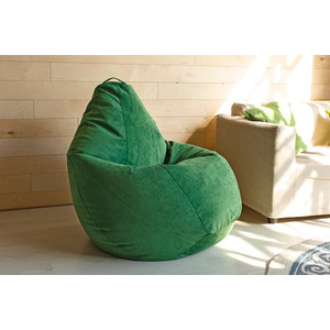 Кресло-мешок DreamBag Зеленый микровельвет XL 125x85