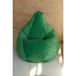 Кресло-мешок DreamBag Зеленый микровельвет XL 125x85