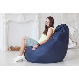 Кресло-мешок DreamBag Темно-синее оксфорд 3XL 150x110 - фото 4